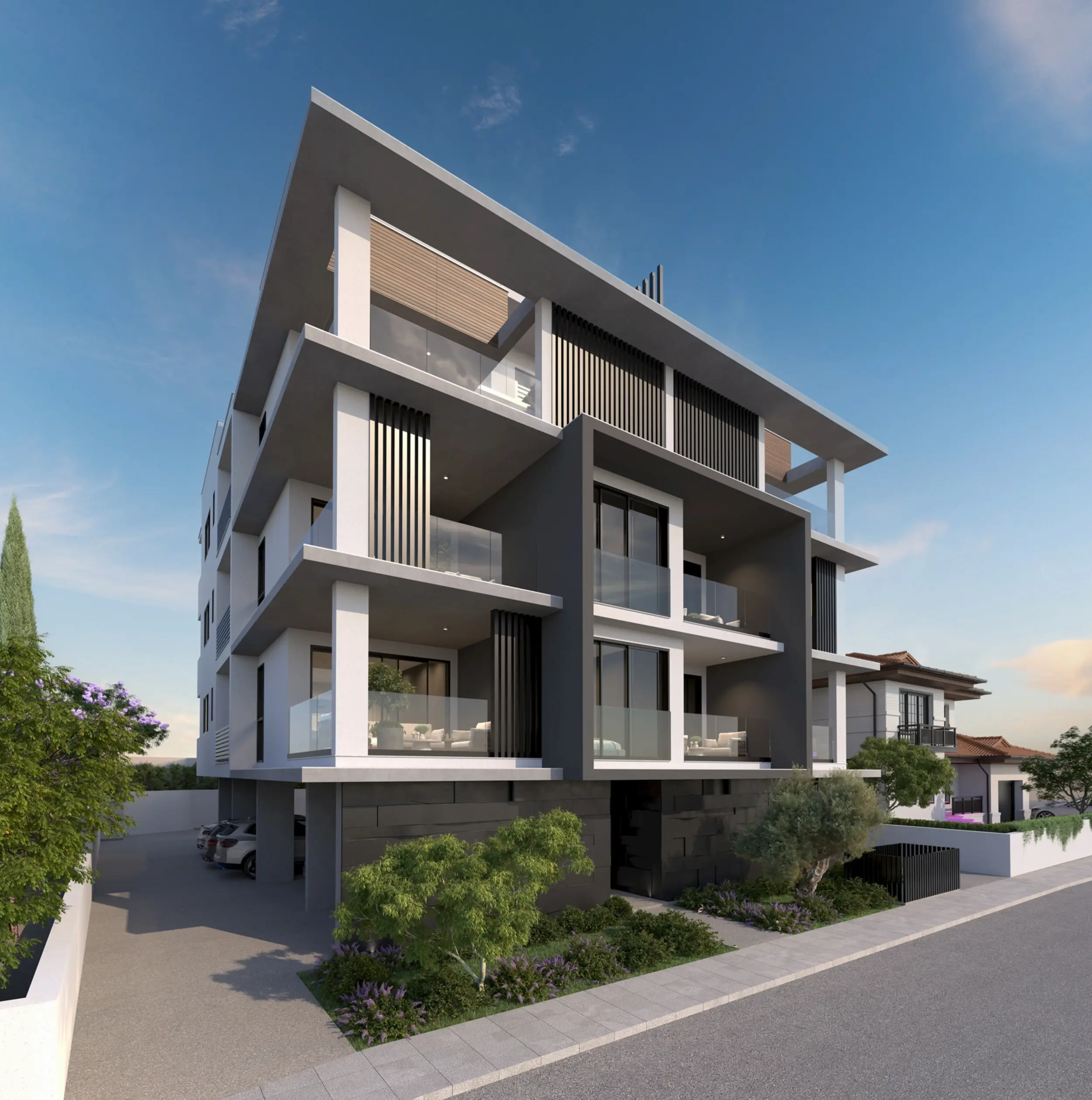Limasol, Agios Athanasios SAPHIRE RESIDENCE'da Daireler