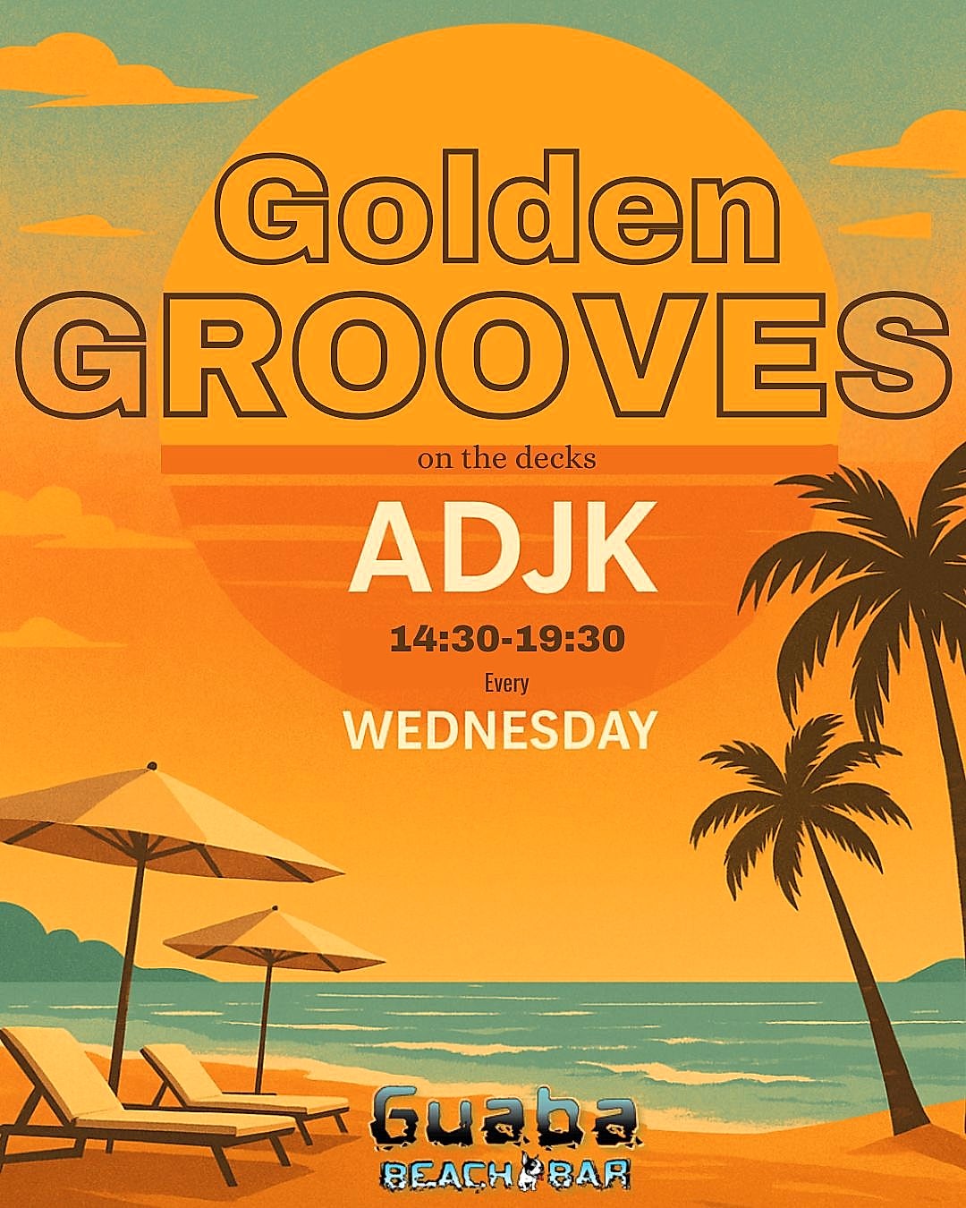 Golden Grooves on the Beach with ADJK